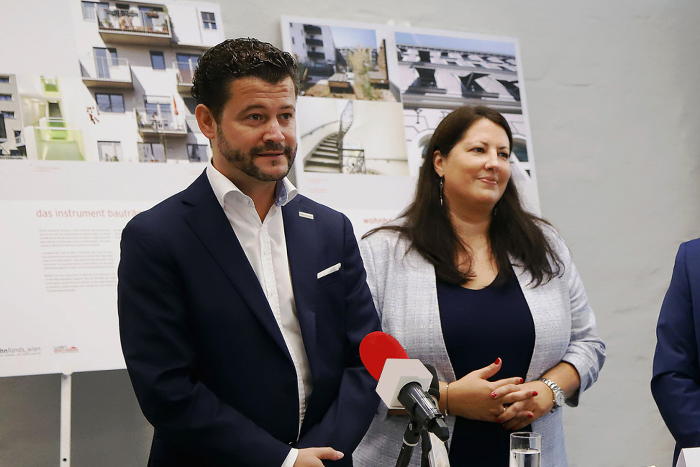 Gregor Puscher, managing director wohnfonds_wien, Kathrin Gaál, vice mayor and city councillor for housing, urban development and women